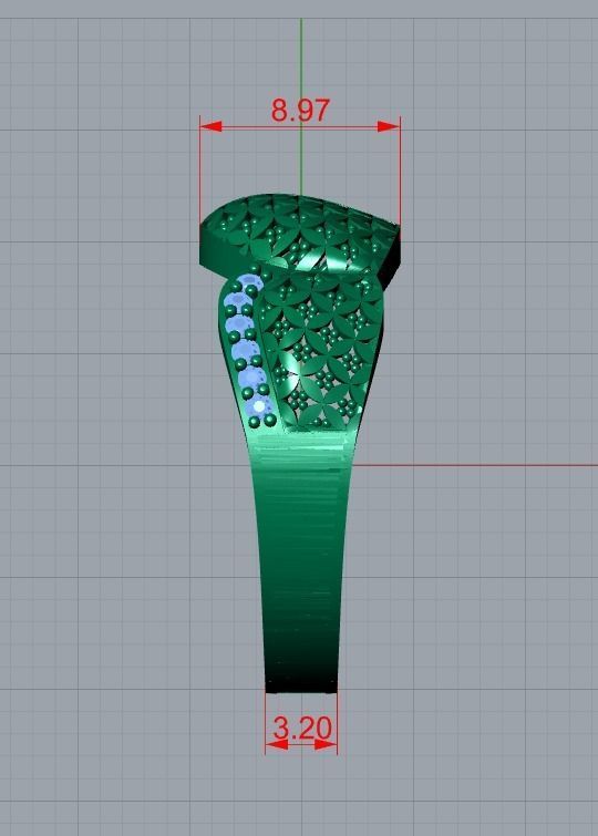 there are 7 jewelry rings in this file 3D Model Collection_30