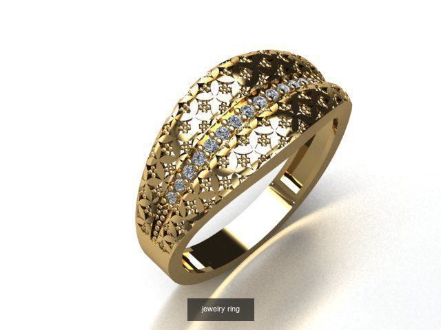 there are 7 jewelry rings in this file 3D Model Collection_7