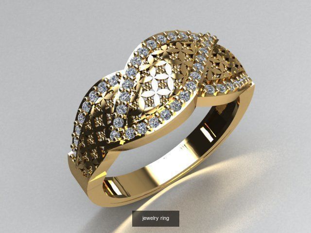 there are 7 jewelry rings in this file 3D Model Collection_2