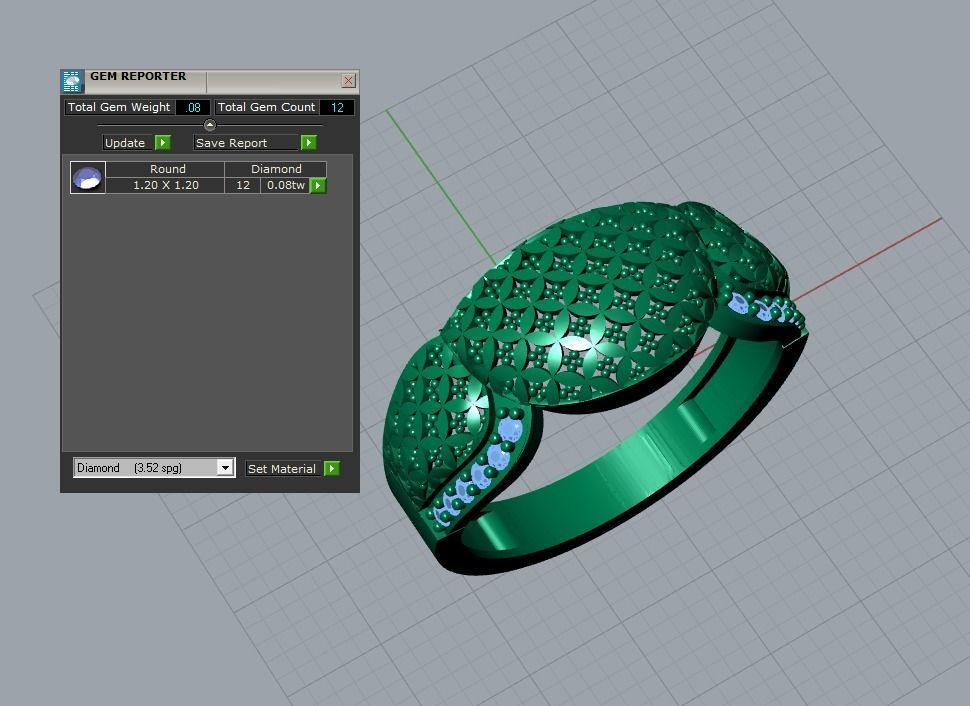 there are 7 jewelry rings in this file 3D Model Collection_33