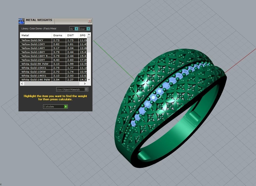 there are 7 jewelry rings in this file 3D Model Collection_49