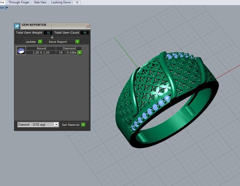 there are 7 jewelry rings in this file 3D Model Collection_26