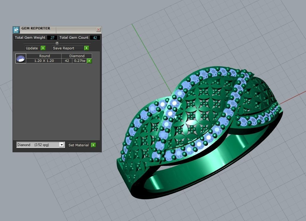 there are 7 jewelry rings in this file 3D Model Collection_13