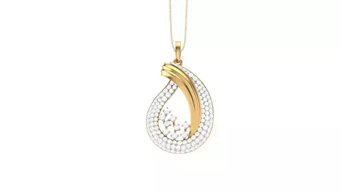 Women Pendant 3dm STL OBJ FBX Renders Details