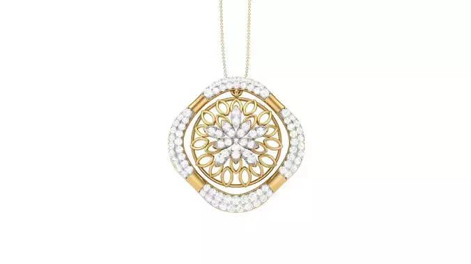 Women Pendant 3dm STL OBJ FBX Renders Details