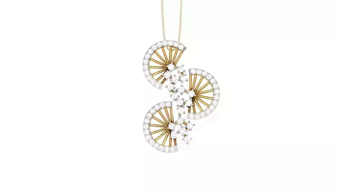 Women Pendant 3dm STL OBJ FBX Renders Details