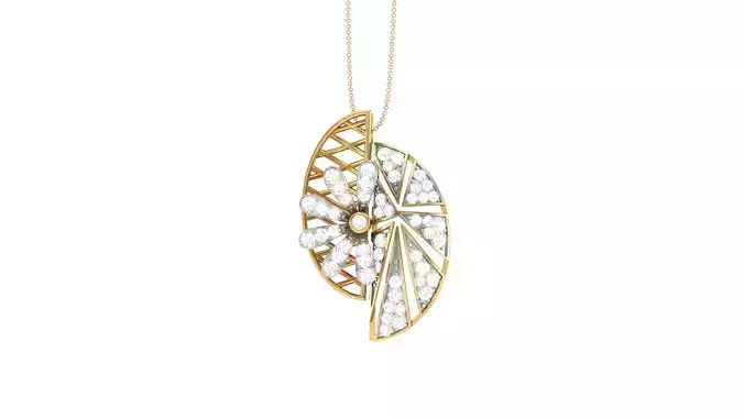 Women Pendant 3dm STL OBJ FBX Renders Details