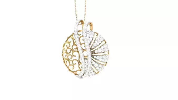 Women Pendant 3dm STL OBJ FBX Renders Details