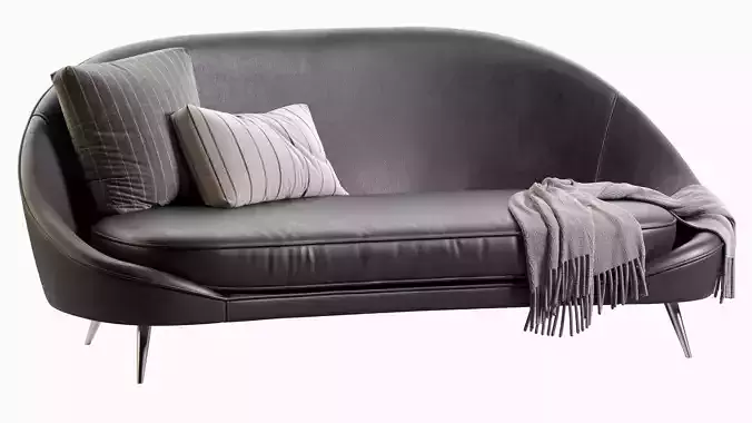 Vibieffe 650 NIDO CURVED SOFA 3D model