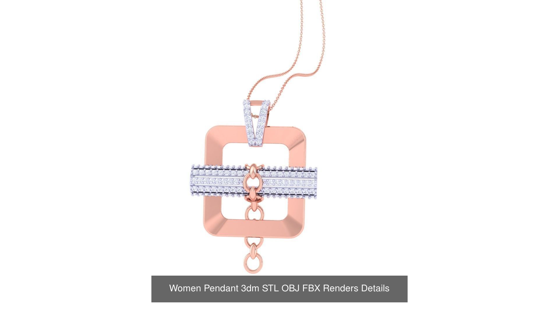 40 Women Pendant 3dm STL OBJ FBX Renders Details Collection _40