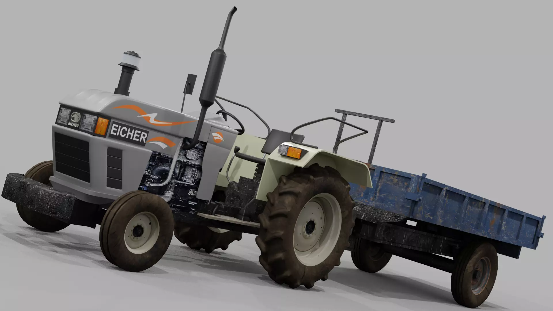 Eicher Tractor 3D model