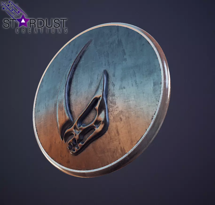 Grogu Mudhorn beskar Mandalorian Plate Foundling and keychain 3D print model