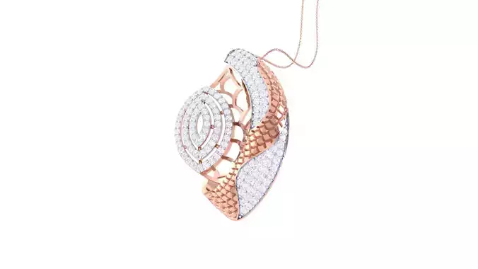 Women Pendant 3dm STL OBJ FBX Renders Details