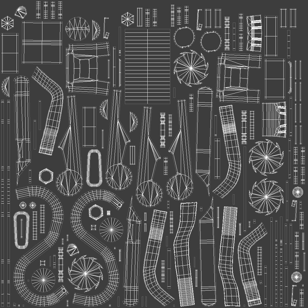 Buckles and Zipper 3D Model Collection_28