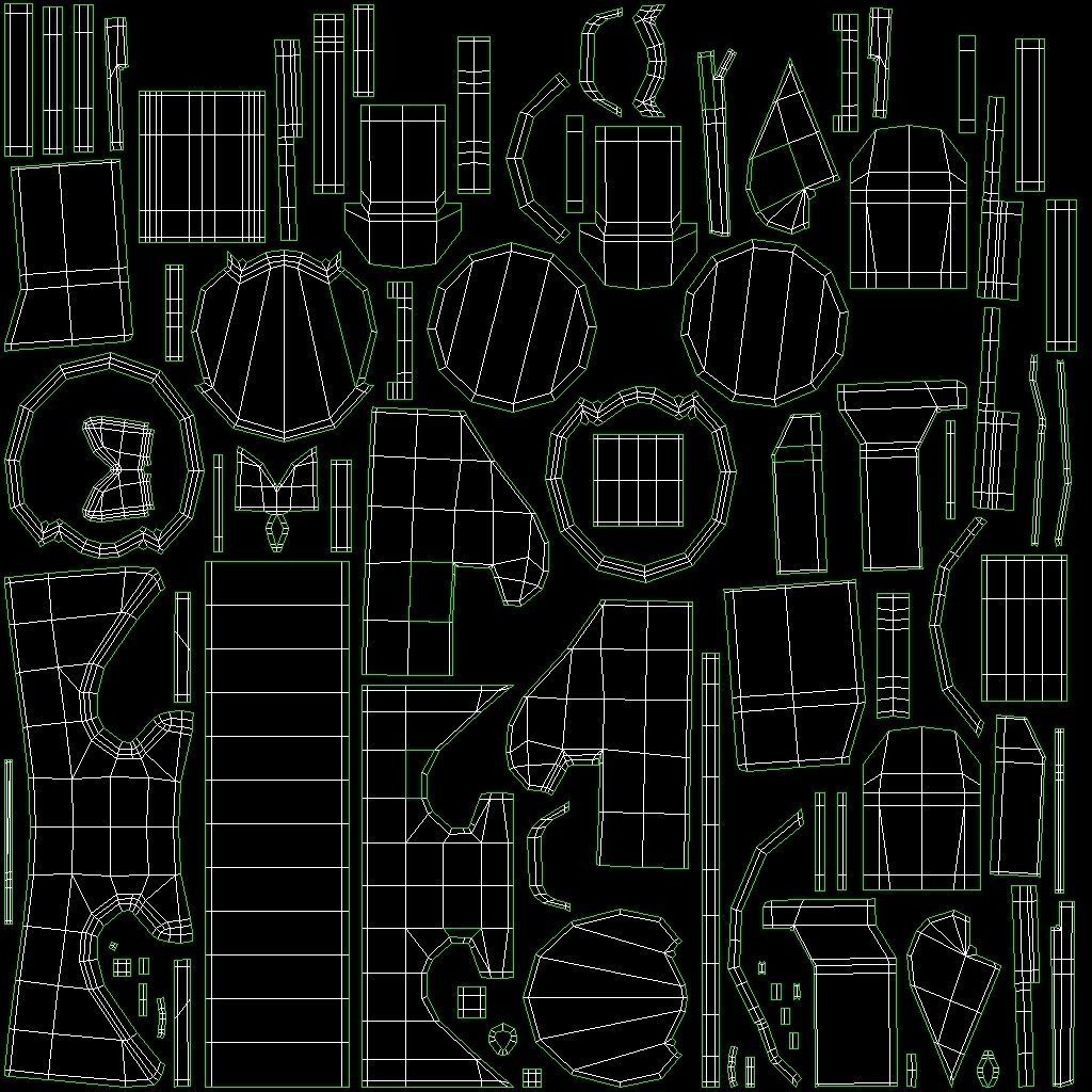 Buckles and Zipper 3D Model Collection_26