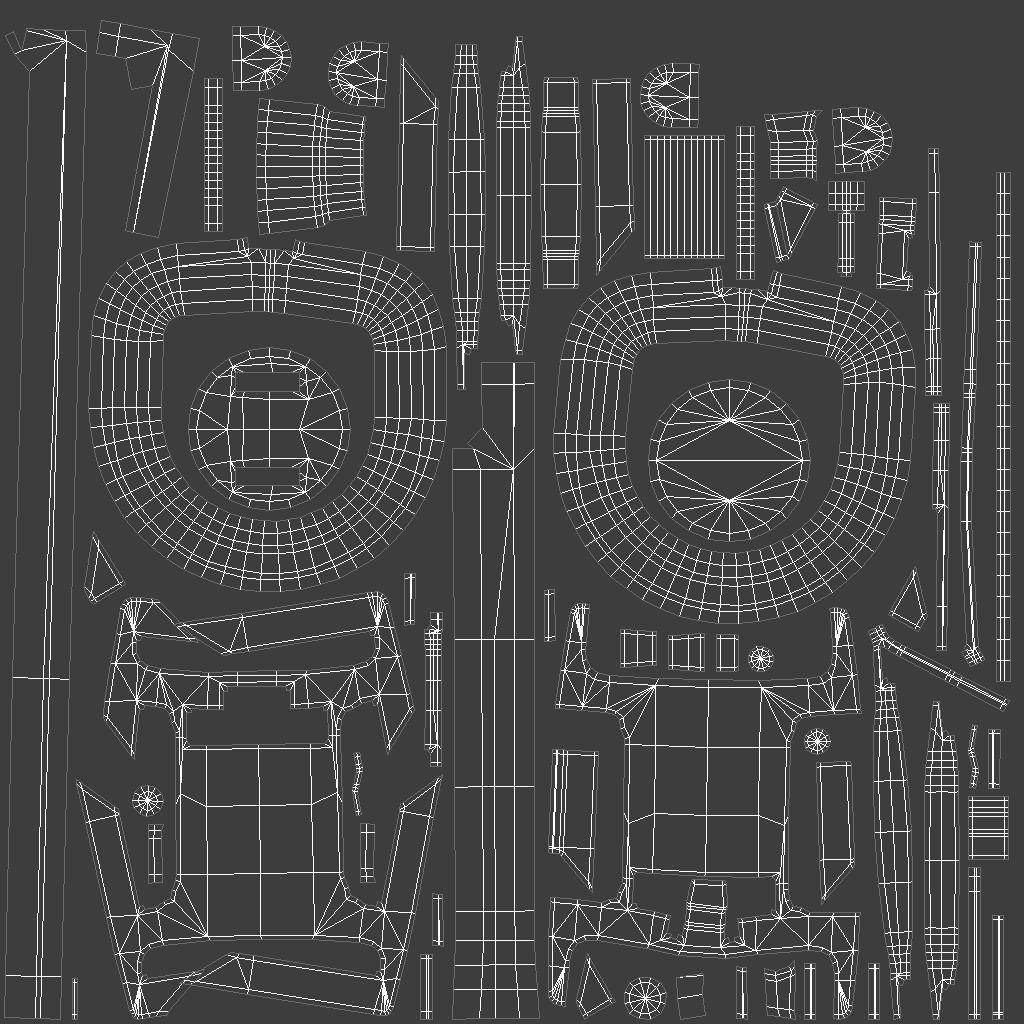 Buckles and Zipper 3D Model Collection_29