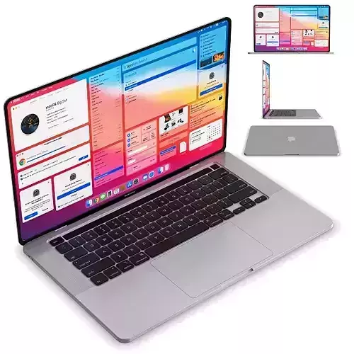 2021 Mac Book PRO corona 3D model