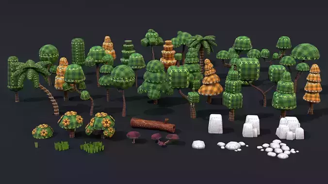 Low Poly Stylize Nature Pack