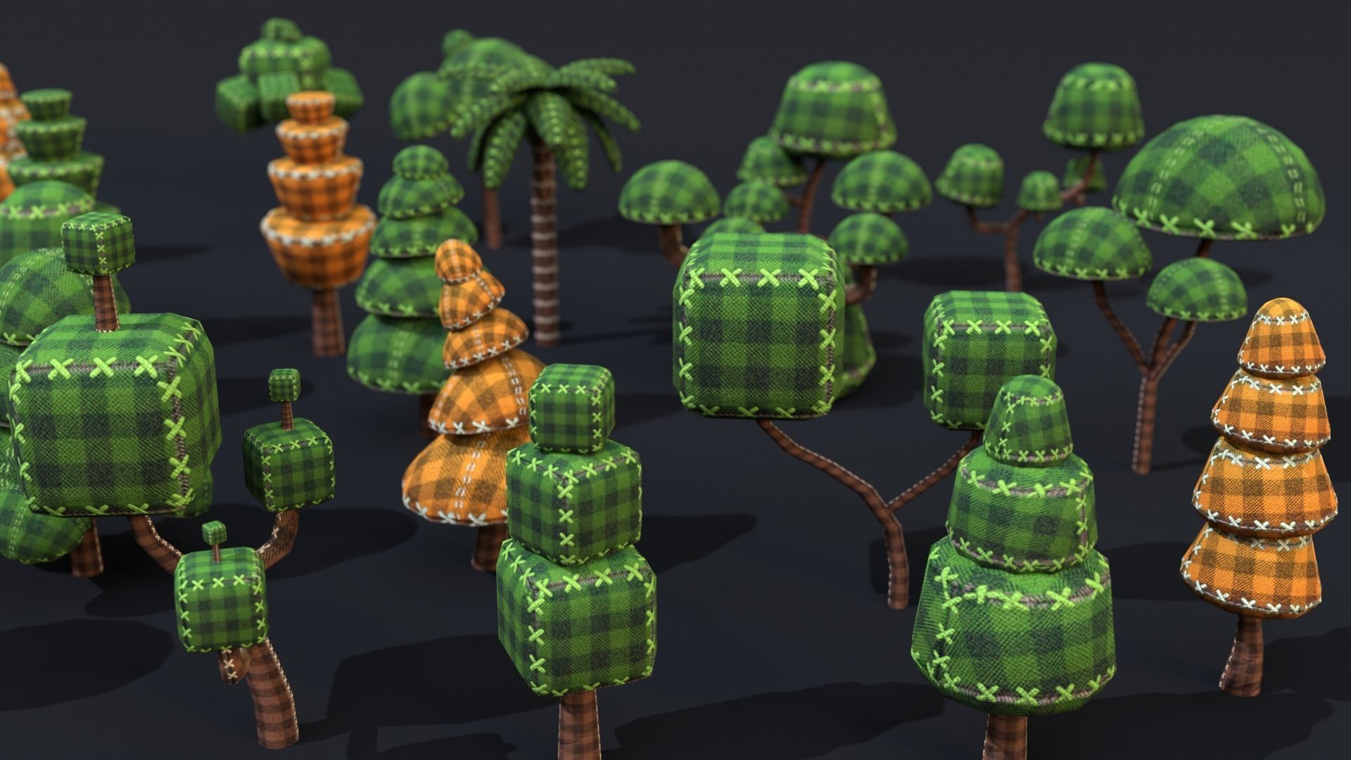 Low Poly Stylize Nature Pack Low-poly 3D model_5