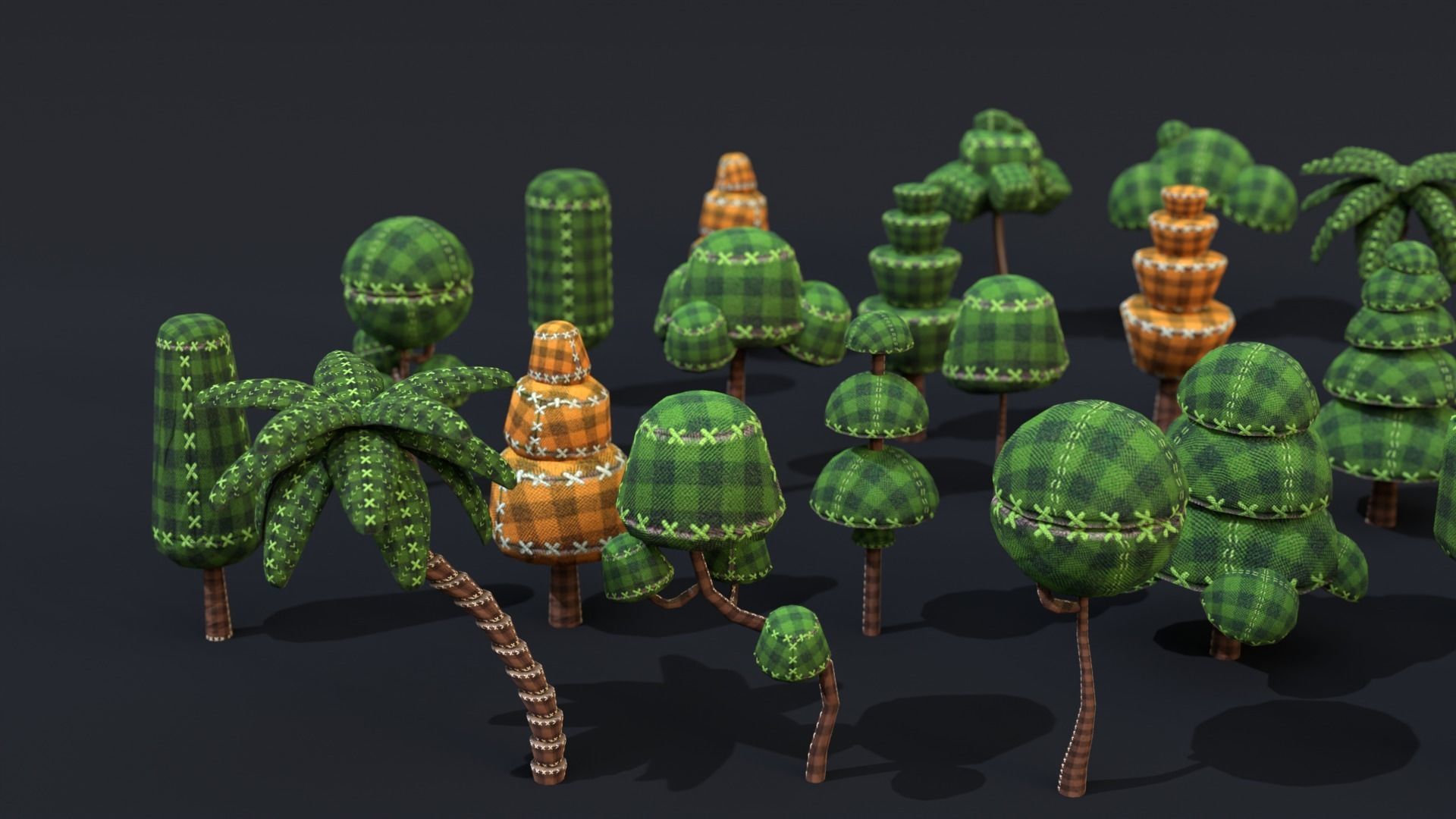 Low Poly Stylize Nature Pack Low-poly 3D model_4
