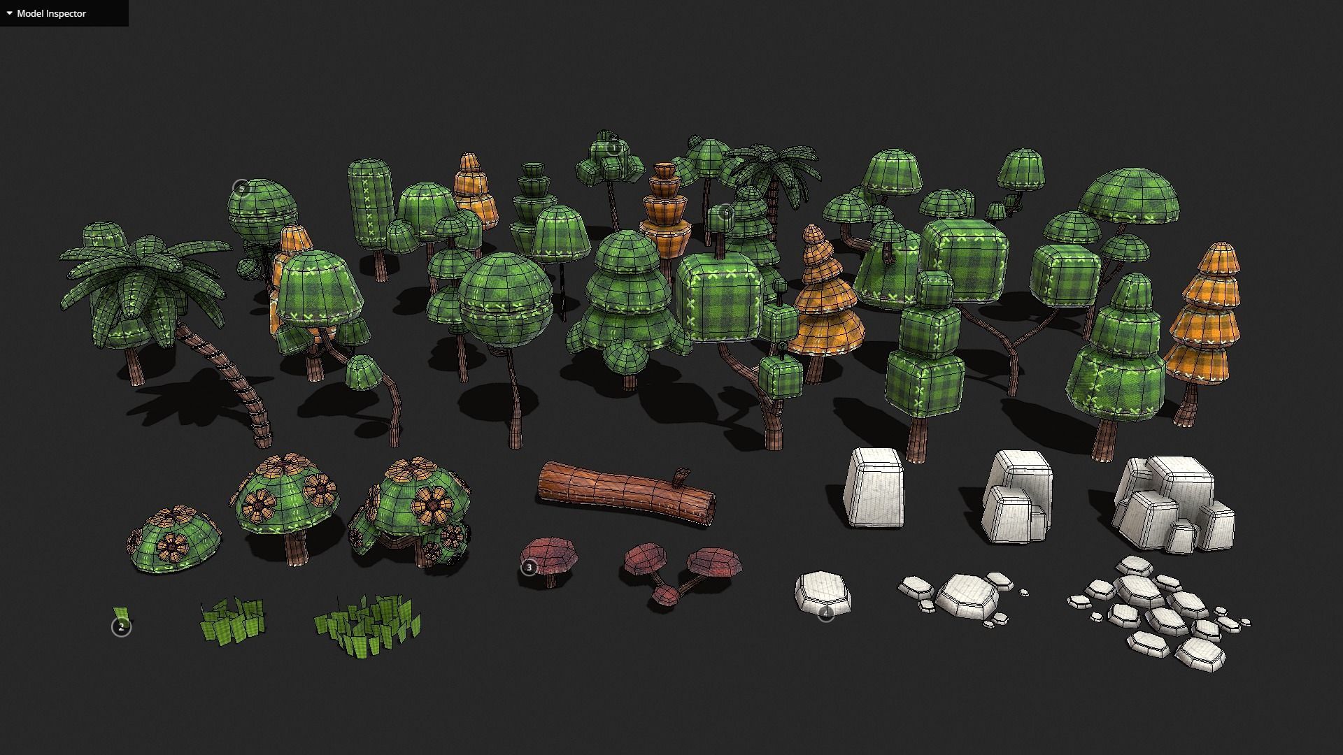 Low Poly Stylize Nature Pack Low-poly 3D model_6