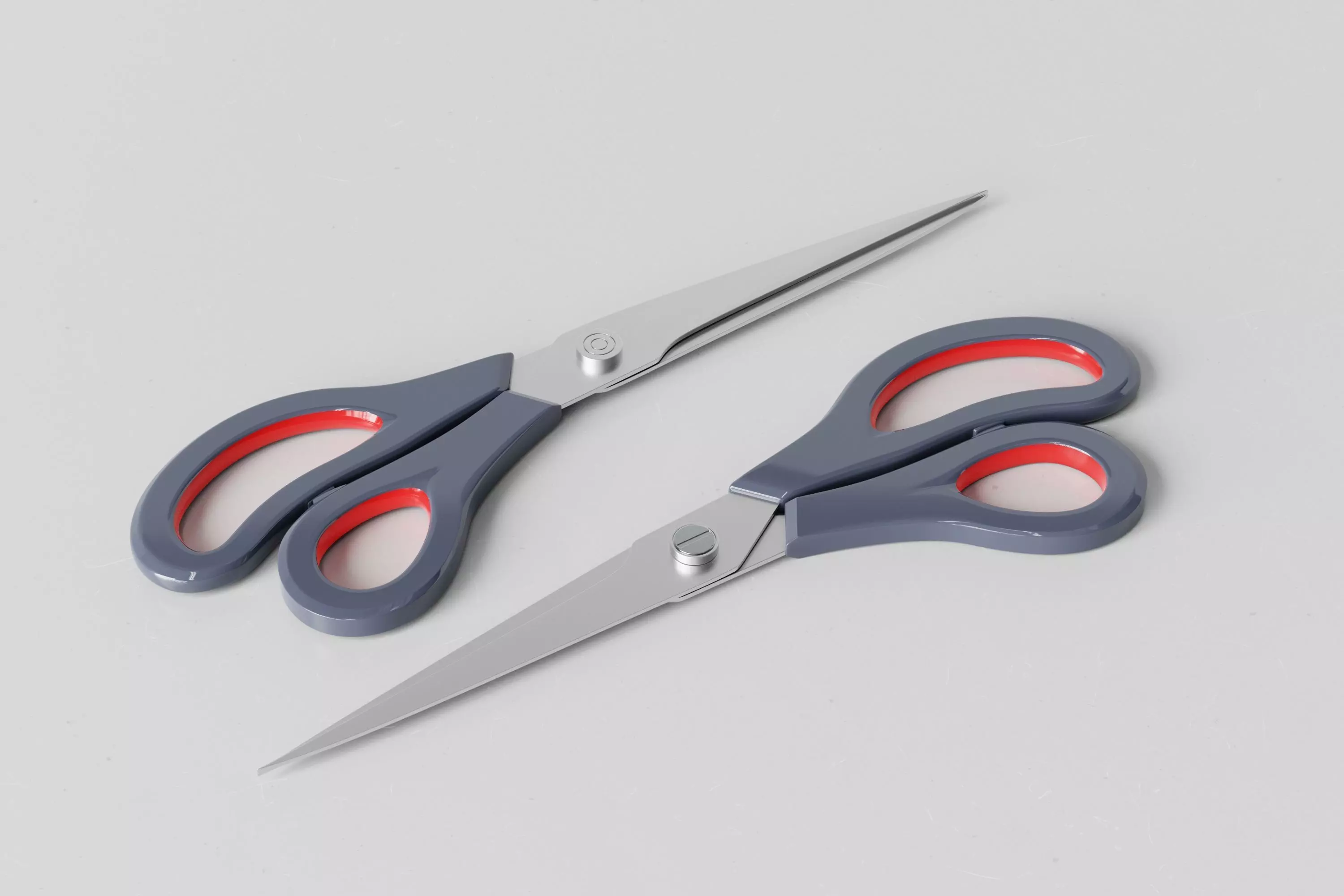 Scissor pair of scissors Low-poly 3D model