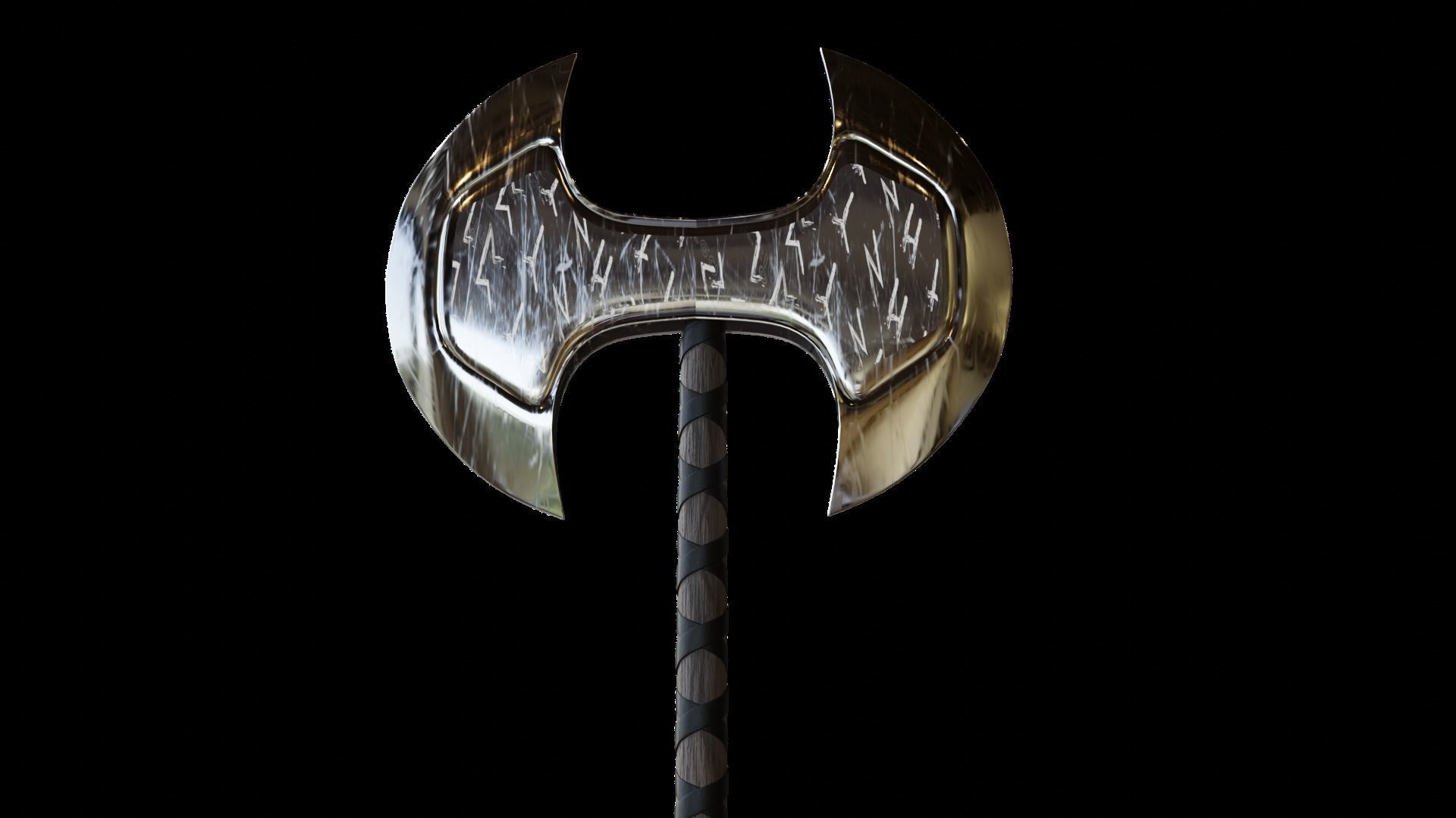 Axe War Axe Battle Axe Warrior Axe Medieval Viking Axe 3D Model 3D model_1