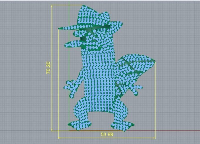 Perry the Platypus Model 3093 3D print model_6