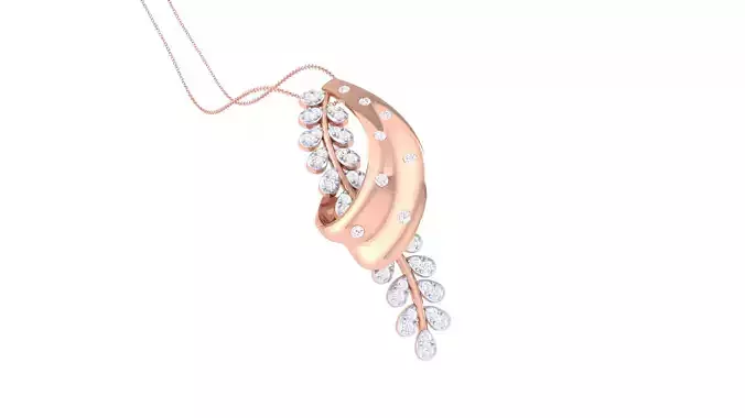 Women Pendant 3dm STL OBJ FBX Renders Details