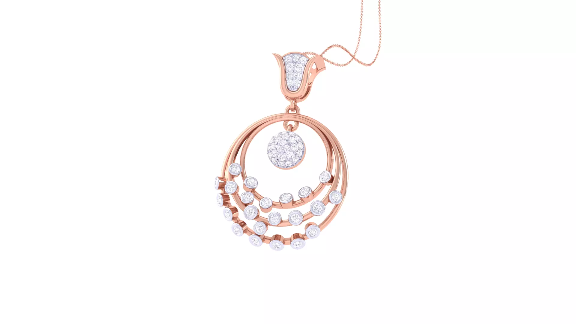 Women Pendant 3dm STL OBJ FBX Renders Details 3D print model_0