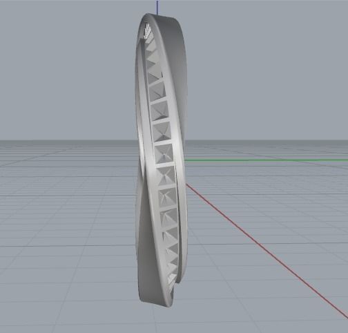 Mobius ring Model 3089 3D print model_3