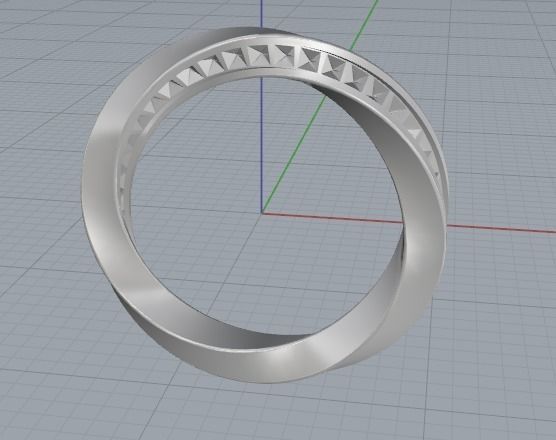 Mobius ring Model 3089 3D print model_2