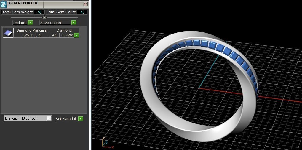 Mobius ring Model 3089 3D print model_9