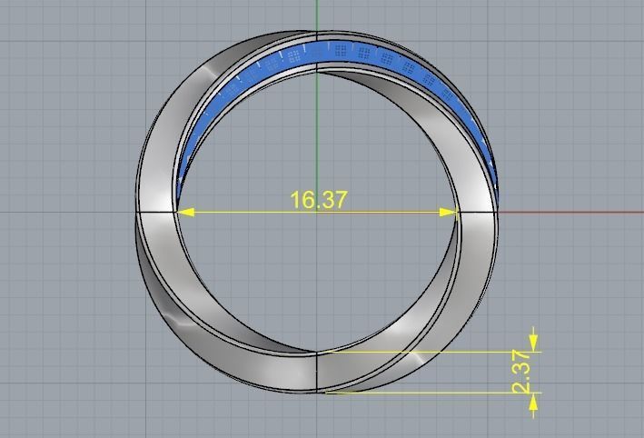 Mobius ring Model 3089 3D print model_6