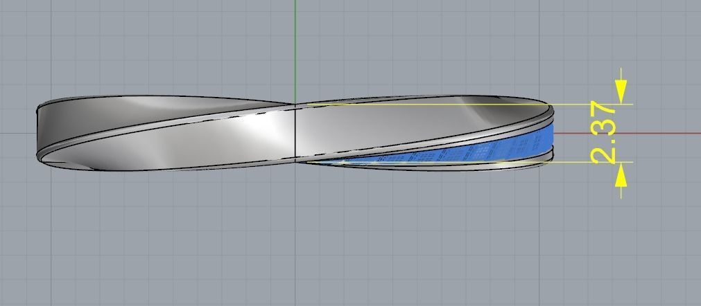 Mobius ring Model 3089 3D print model_7