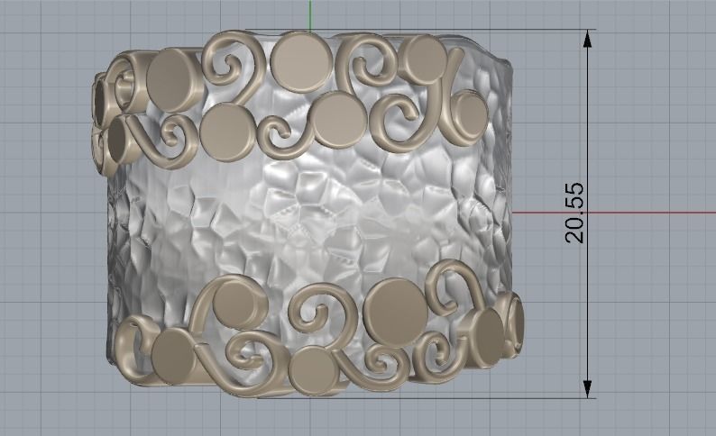 Ring nugget Model 3088 3D print model_7