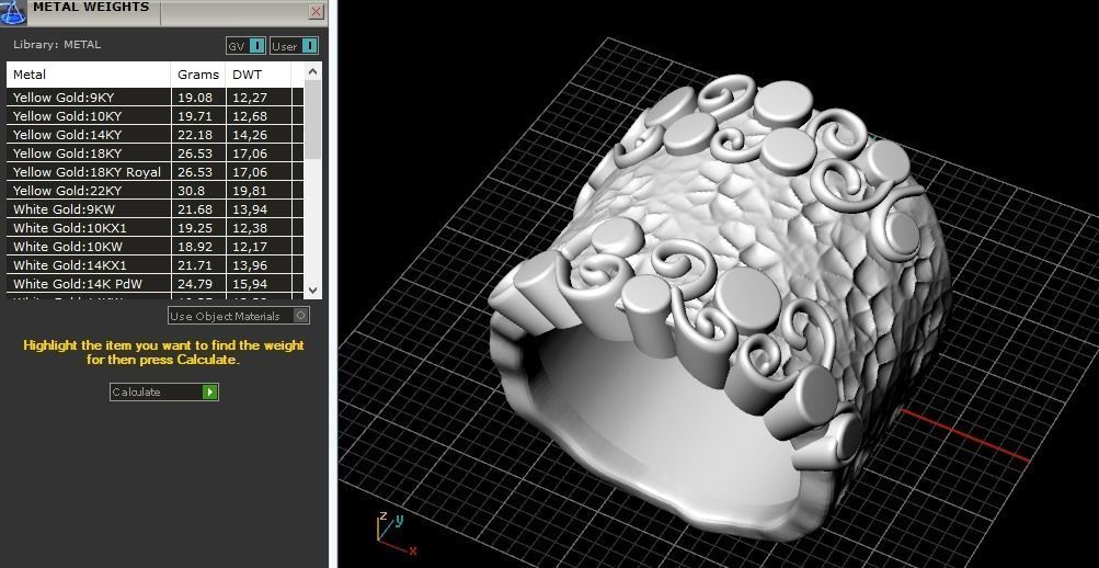 Ring nugget Model 3088 3D print model_8