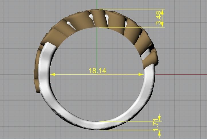 Ring nugget Model 3088 3D print model_6
