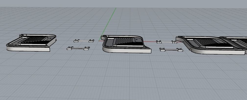 Bracelet link Model 3086 3D print model_3