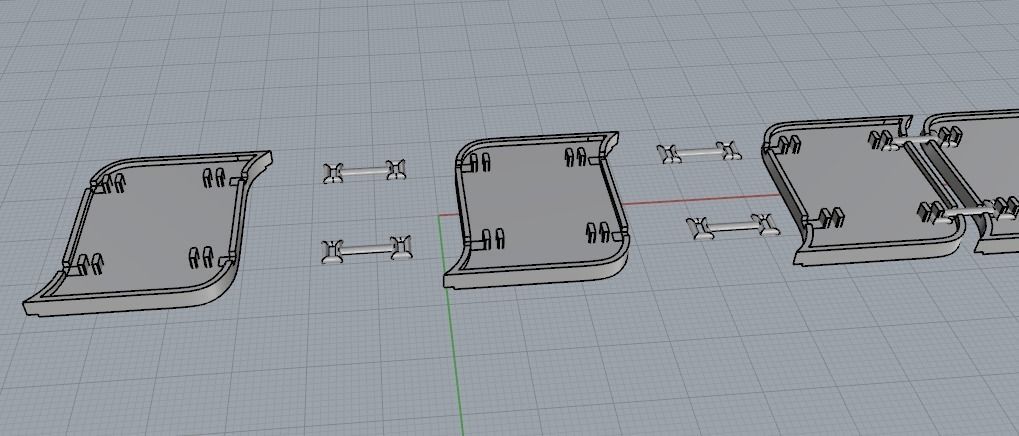 Bracelet link Model 3086 3D print model_4