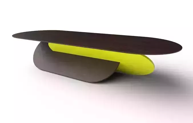 Coffee Table 08 Low-poly 3D model
