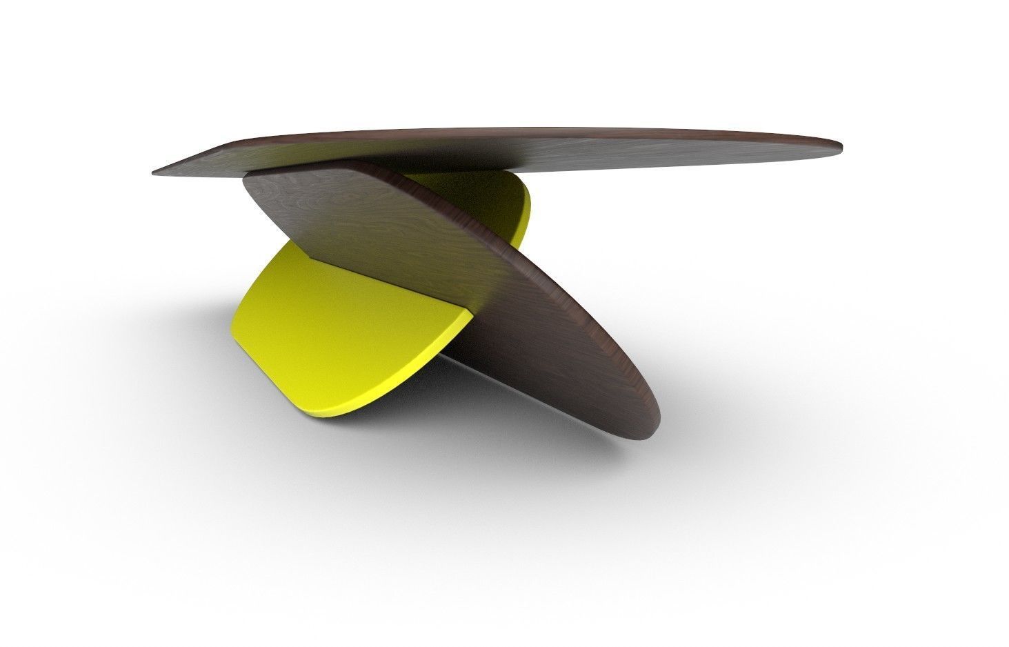 Coffee Table 08 Low-poly 3D model_5