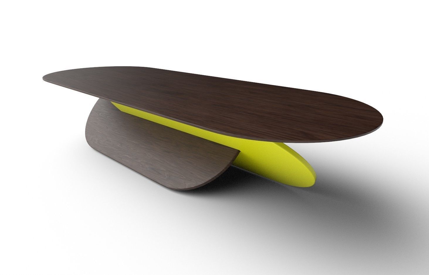Coffee Table 08 Low-poly 3D model_2