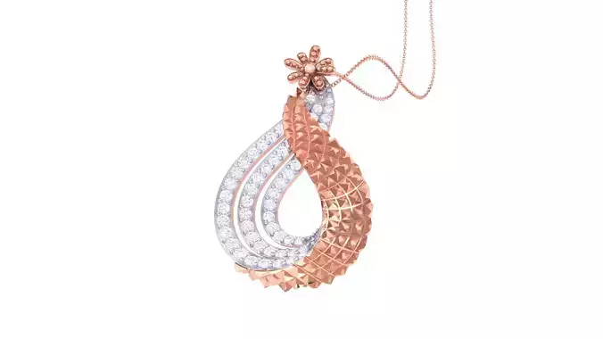 Women Pendant 3dm STL OBJ FBX Renders Details