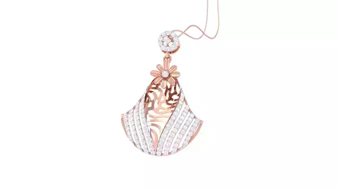 Women Pendant 3dm STL OBJ FBX Renders Details