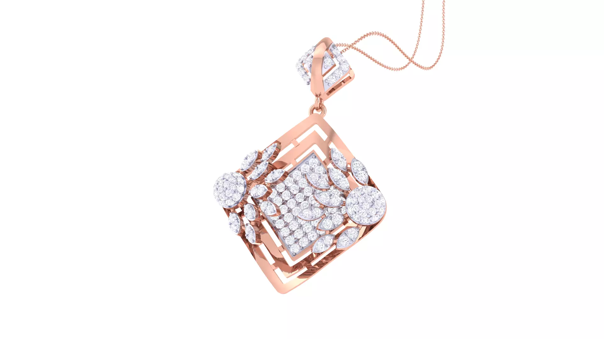 Women Pendant 3dm STL OBJ FBX Renders Details 3D print model_0