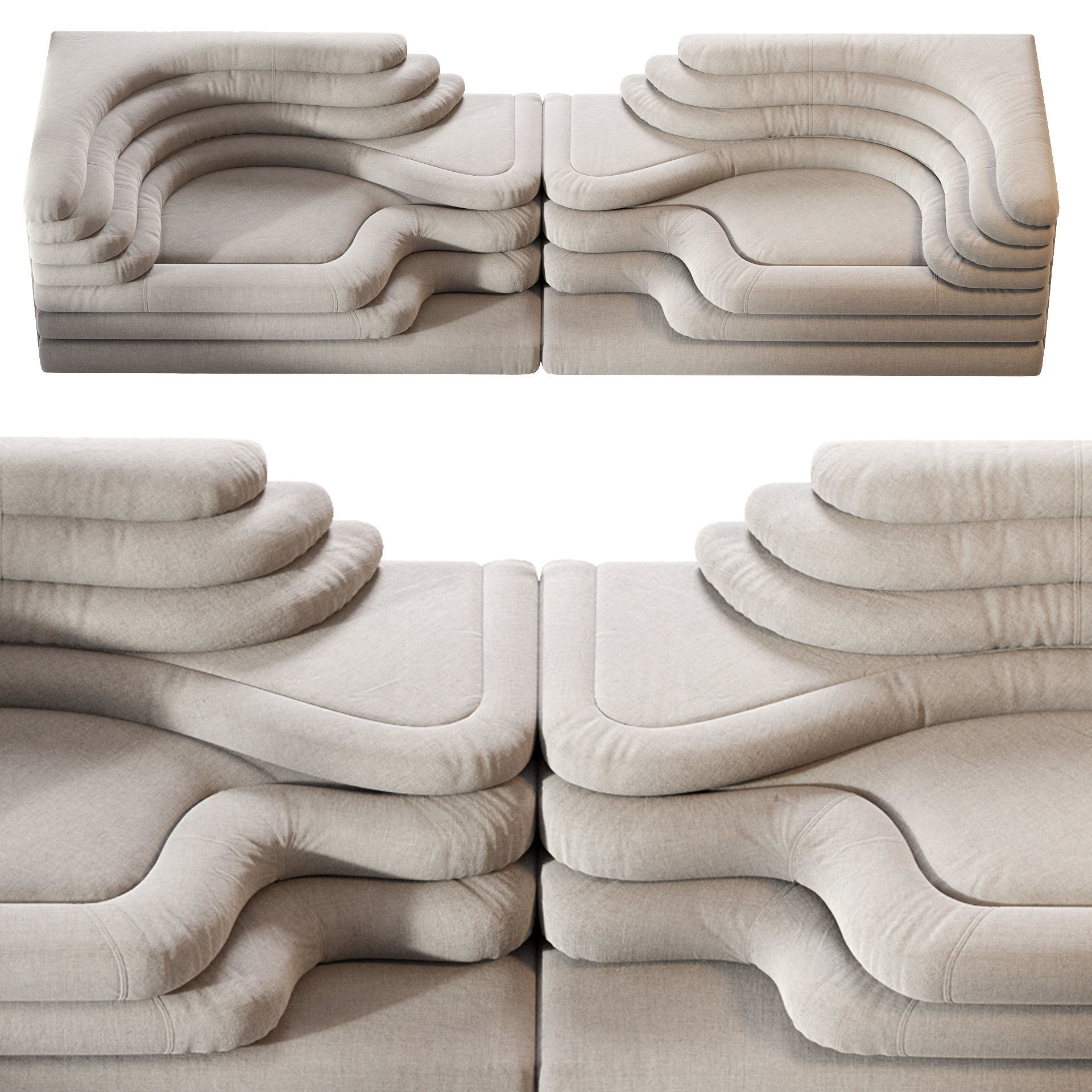 DS 1025 TERRAZZA LOUNGE 3D model_11