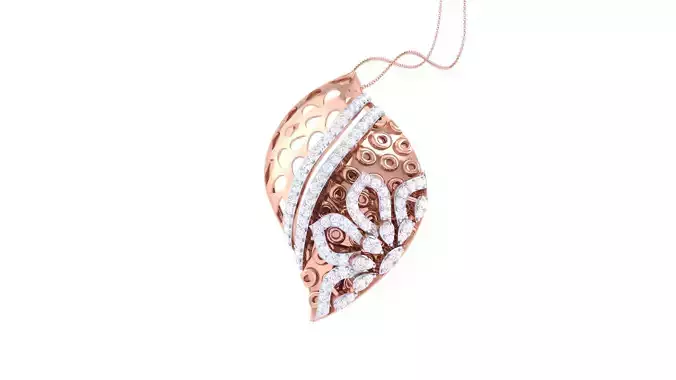 Women Pendant 3dm STL OBJ FBX Renders Details