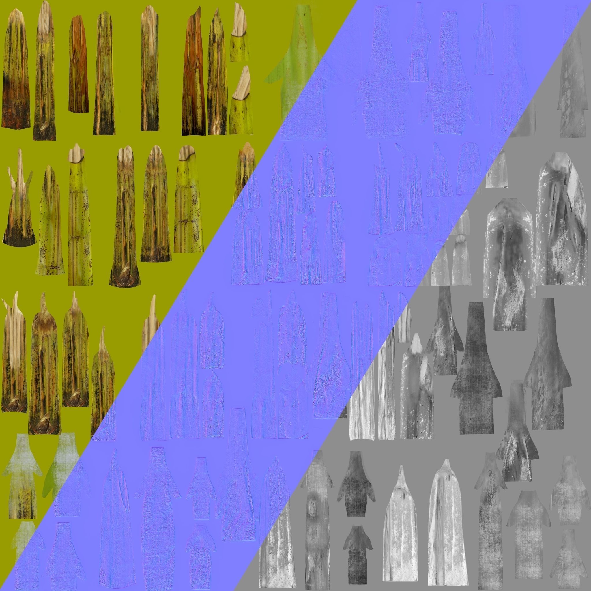 Musa basjoo VFX Grace Low-poly 3D model_19