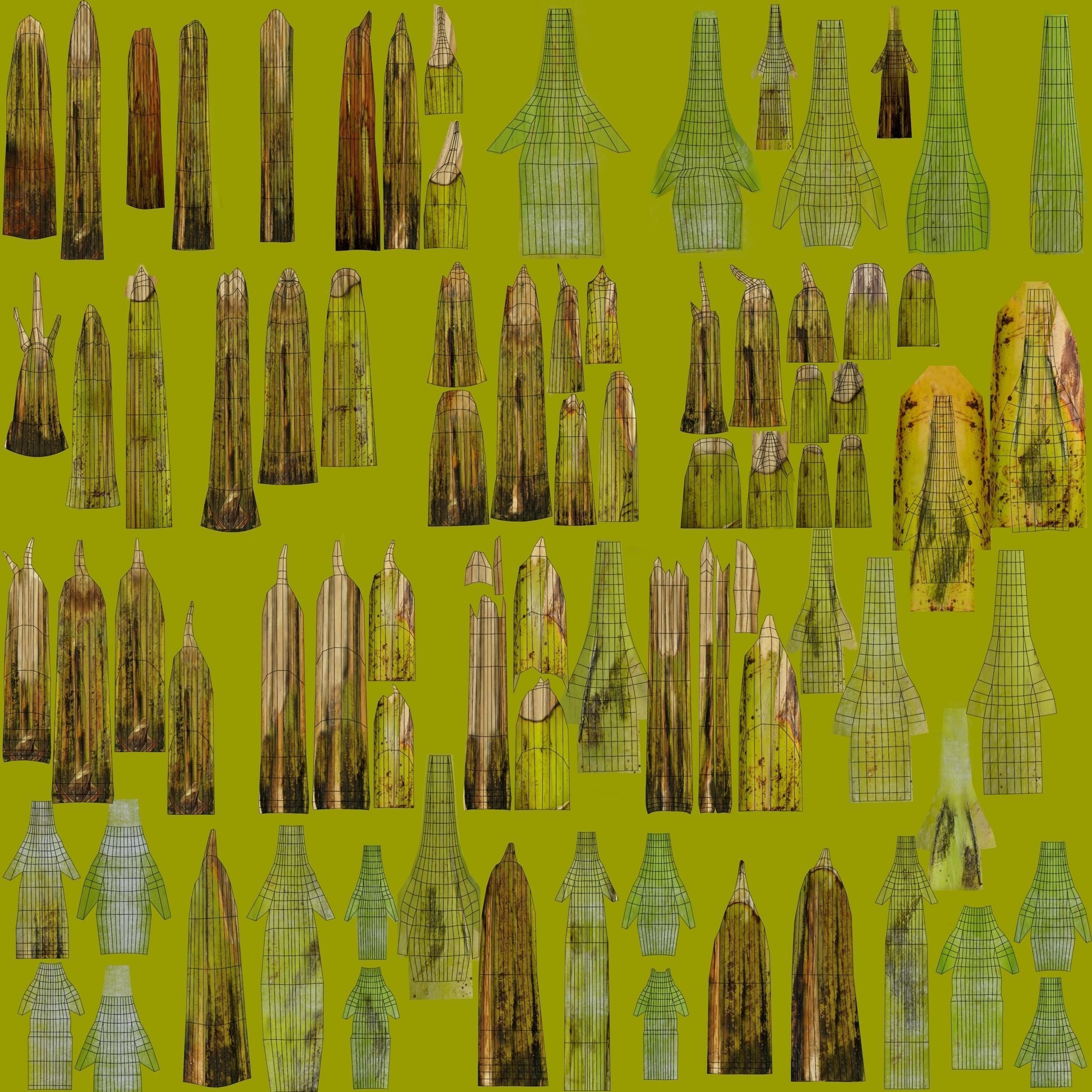 Musa basjoo VFX Grace Low-poly 3D model_18